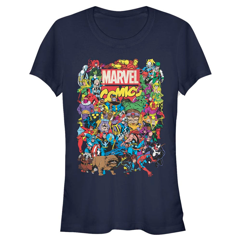 Junior's Marvel Entire Cast T-Shirt