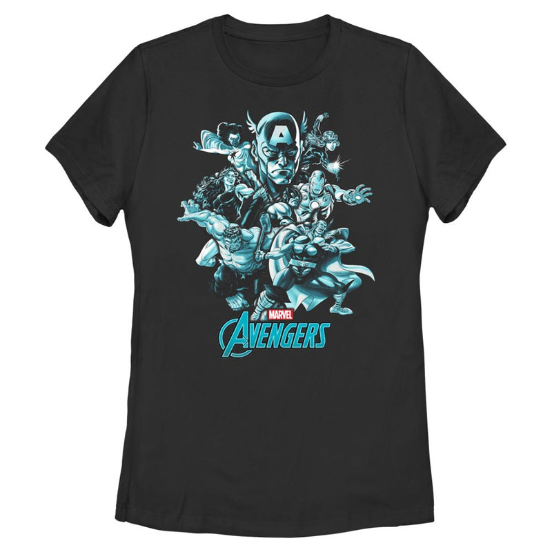 Women's Marvel Avengers Classic Avengers Groupshot T-Shirt