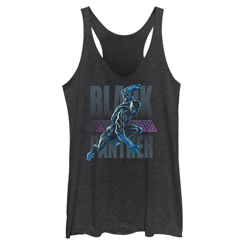 Junior's Marvel Avengers Classic Panther Pose Tank Top
