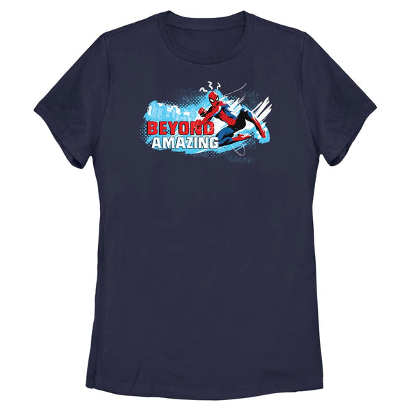 Women's Marvel Spider-Man Beyond Amazing BEYOND SWING POSE T-Shirt
