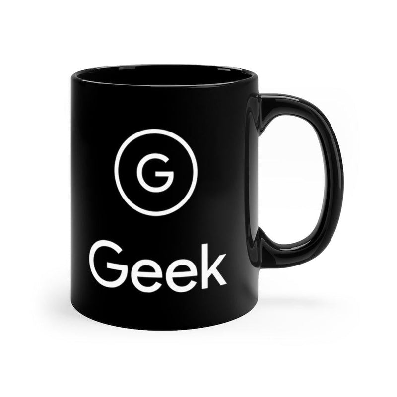 Geek 11oz Black Mug - Geek Store