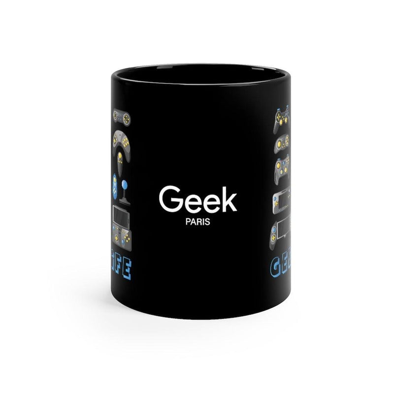 Geek Life 11oz Black Mug - Geek Store