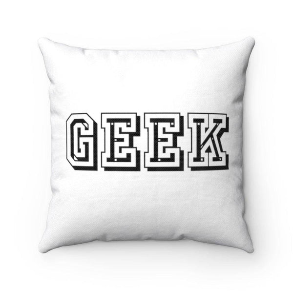Geek Spun Polyester Square Pillow - Geek Store