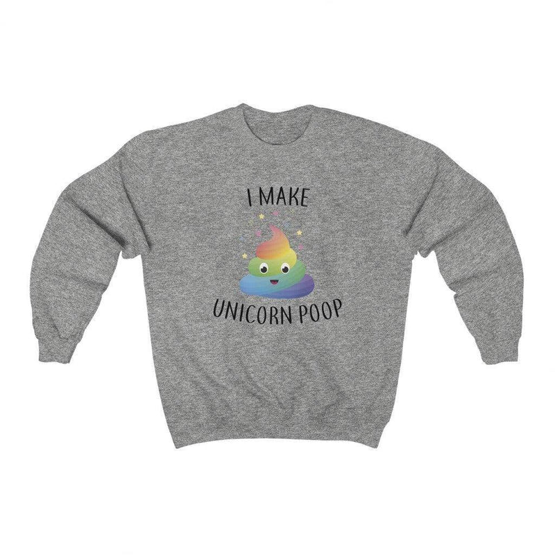 I Make Unicorn POOP Unisex Heavy Blend™ Crewneck Sweatshirt - Geek Store