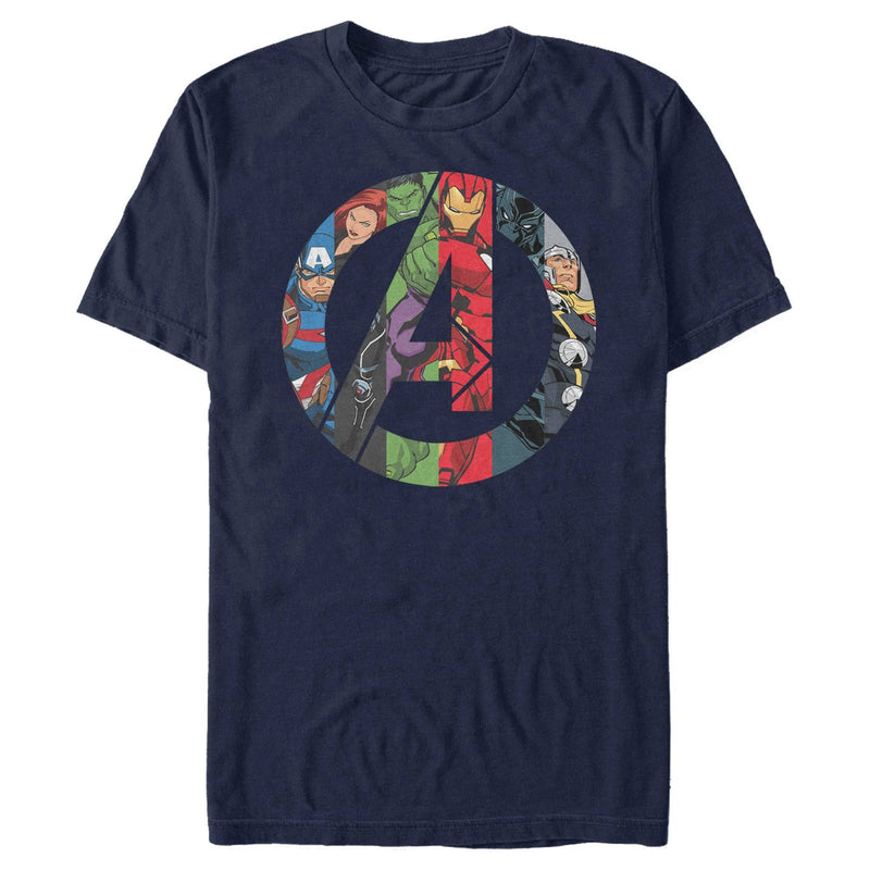 Men's Marvel Avengers Heroes Icon T-Shirt - Geek Store