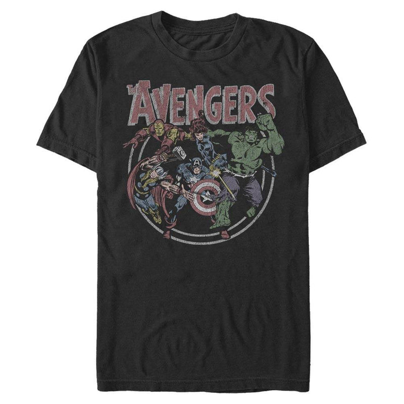 Men's Marvel Avengers Vintage T-Shirt - Geek Store