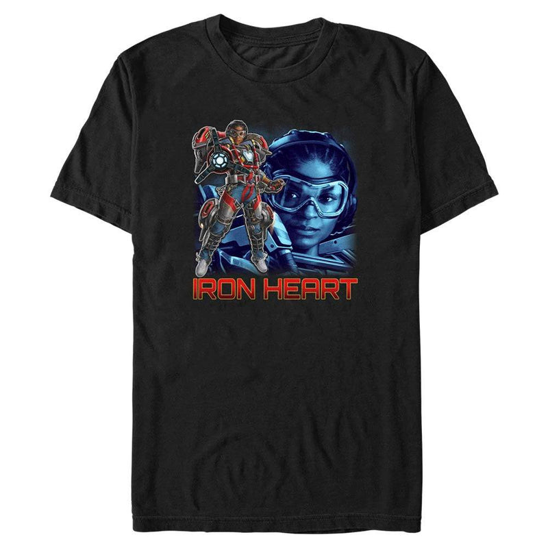 Men's Marvel Black Panther Wakanda Forever Iron Heart Hero T-Shirt - Geek Store