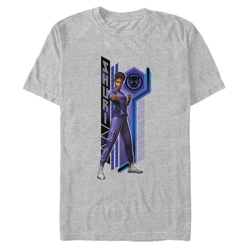 Men's Marvel Black Panther Wakanda Forever Shuri Pattern T-Shirt - Geek Store
