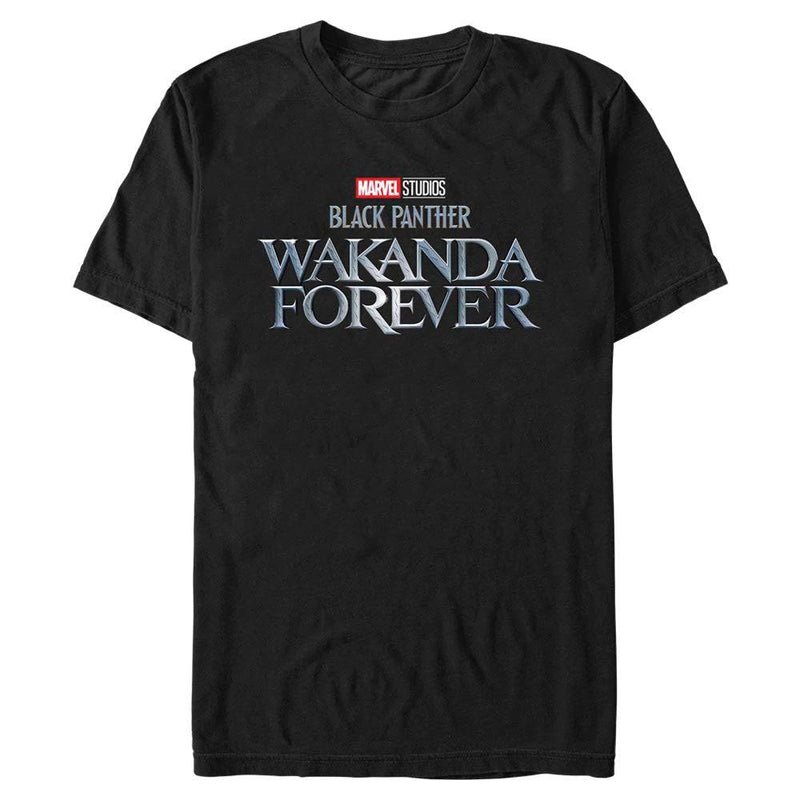 Men's Marvel Black Panther Wakanda Forever Wakanda Forever Metal T-Shirt - Geek Store