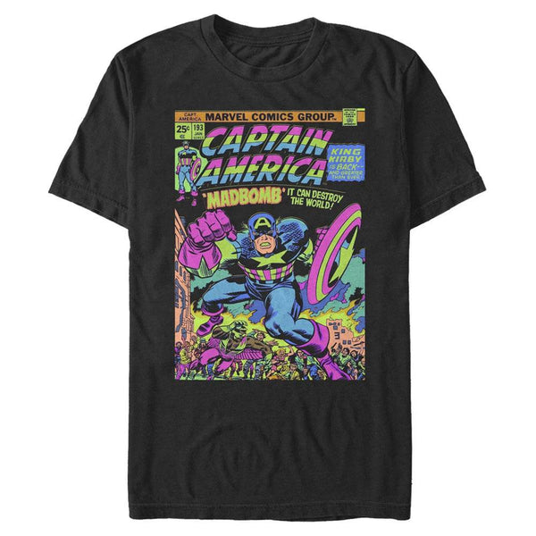 Men's Marvel Captain America Glow T-Shirt - Geek Store