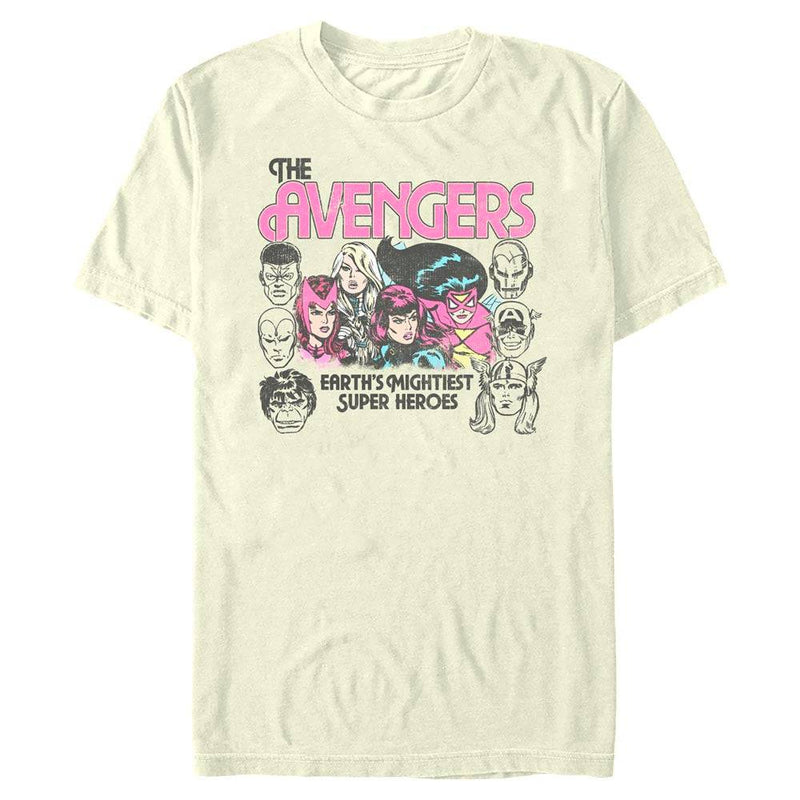 Men's Marvel Comics Avengers Group T-Shirt - Geek Store
