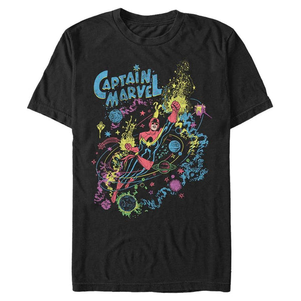 Men's Marvel Cosmic Captain Marvel T-Shirt - Geek Store