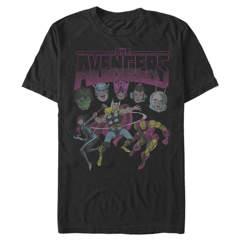Men's Marvel Grunge Group T-Shirt - Geek Store