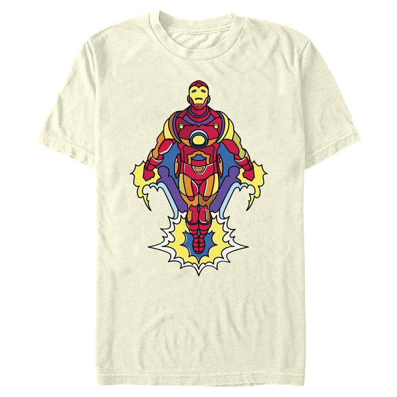 Men's Marvel Iron Blast Pop T-Shirt - Geek Store