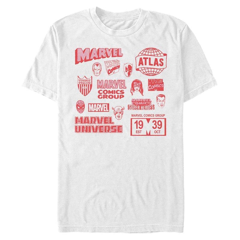 Men's Marvel Logo Mix T-Shirt - Geek Store