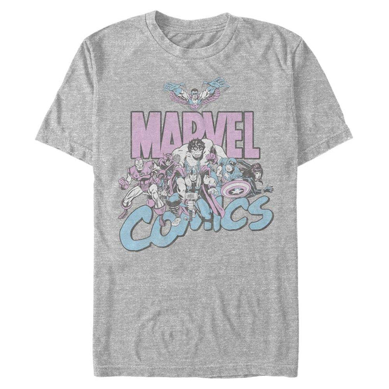 Men's Marvel MARVEL PASTEL GROUP T-Shirt - Geek Store
