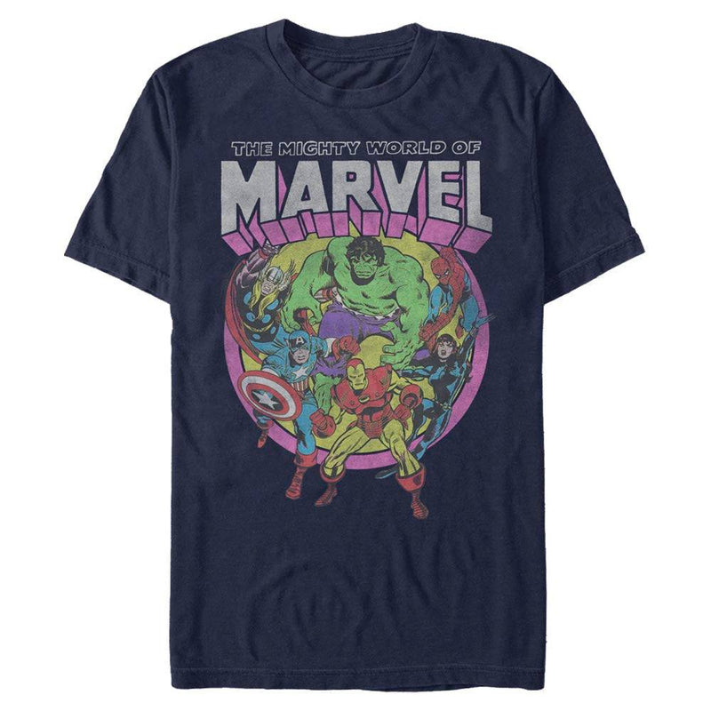 Men's Marvel Neon Group T-Shirt - Geek Store