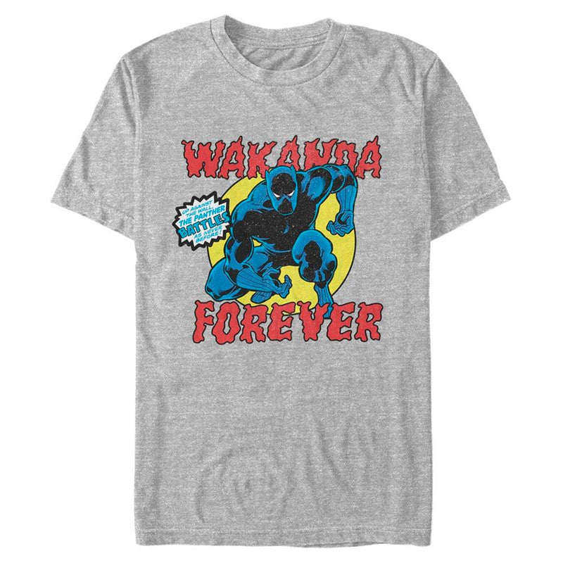 Men's Marvel Panther Battles T-Shirt - Geek Store