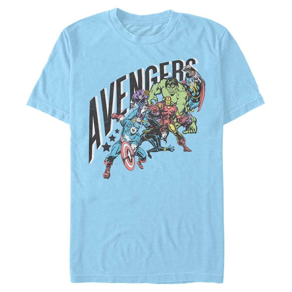 Men's Marvel PASTEL AVENGERS GROUP T-Shirt - Geek Store