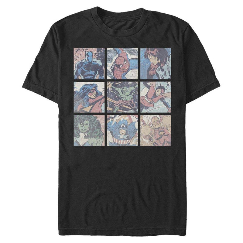 Men's Marvel Pastel Heroes T-Shirt - Geek Store