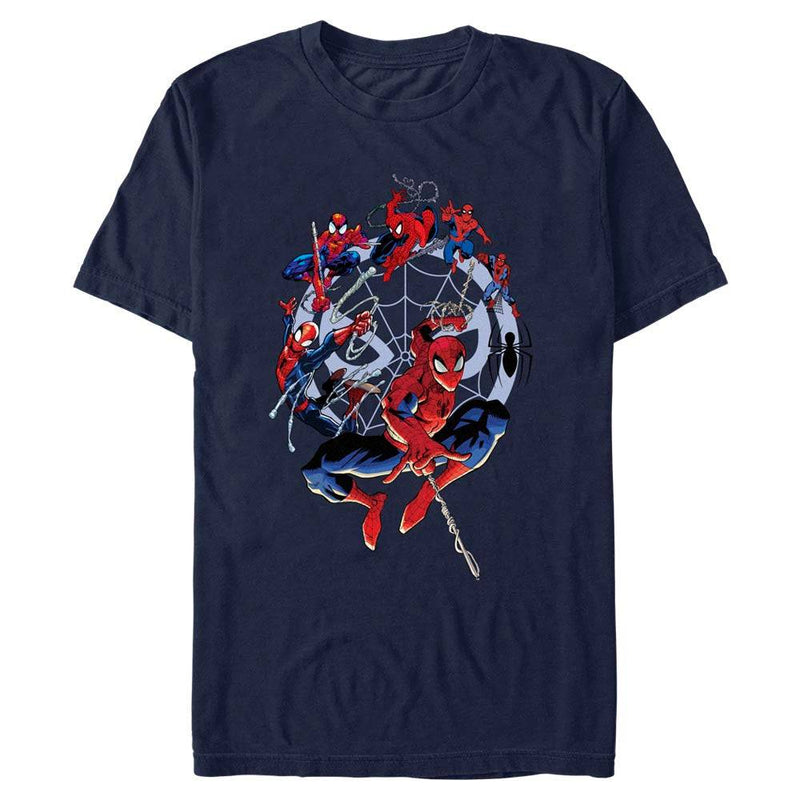 Men's Marvel Spider-Man Beyond Amazing SPIDEY CIRCLE EVOLUTION T-Shirt - Geek Store