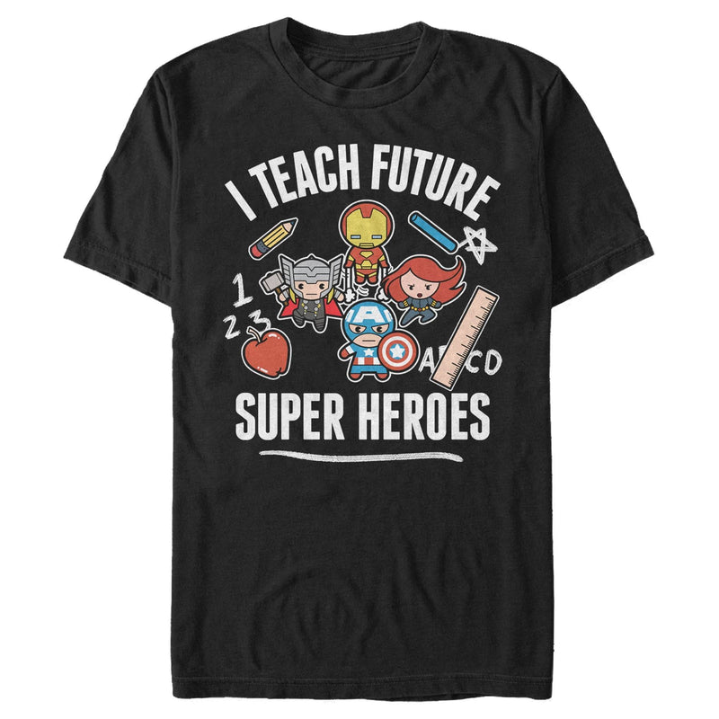Men's Marvel Teach Future Supers T-Shirt - Geek Store