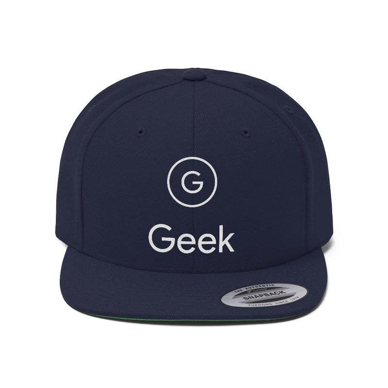 Unisex Flat Bill Geek Snapback - geekstoreusa.myshopify.com