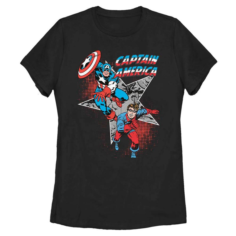 Women's Marvel Comics Bucky Team T-Shirt - Geek Store